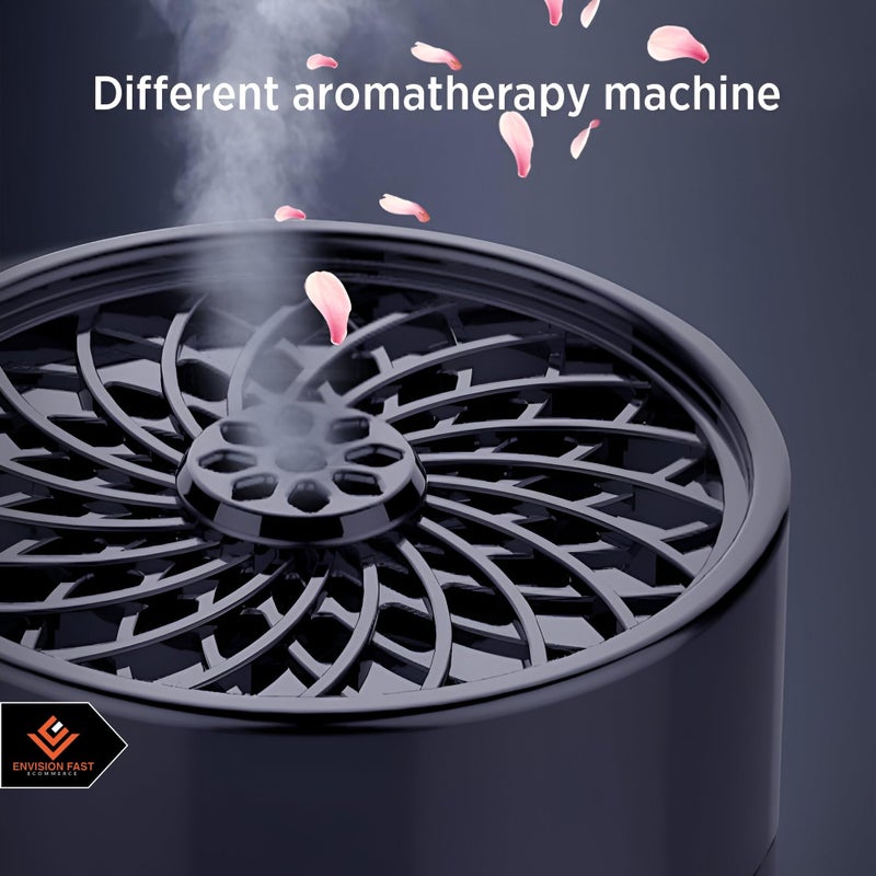 مبخرة بخور كهربائية قابلة لإعادة الشحن عبر منفذ USB - موزع روائح عطرية محمول للسيارة أو المنزل أو المكتب أو التخييم - تصميم أنيق بدون دخان لروائح هادئة ومريحة - Image 5